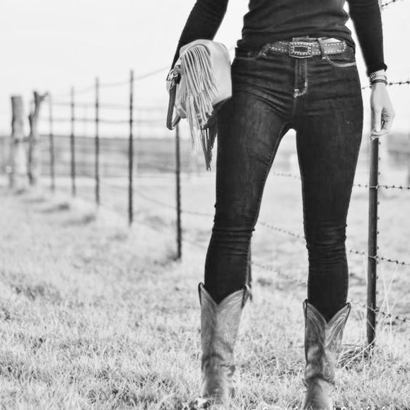 NWT DJeans NY Black SEXY COWGIRL Skinny Jeans size 14 Orig$110 - Picture 1 of 7